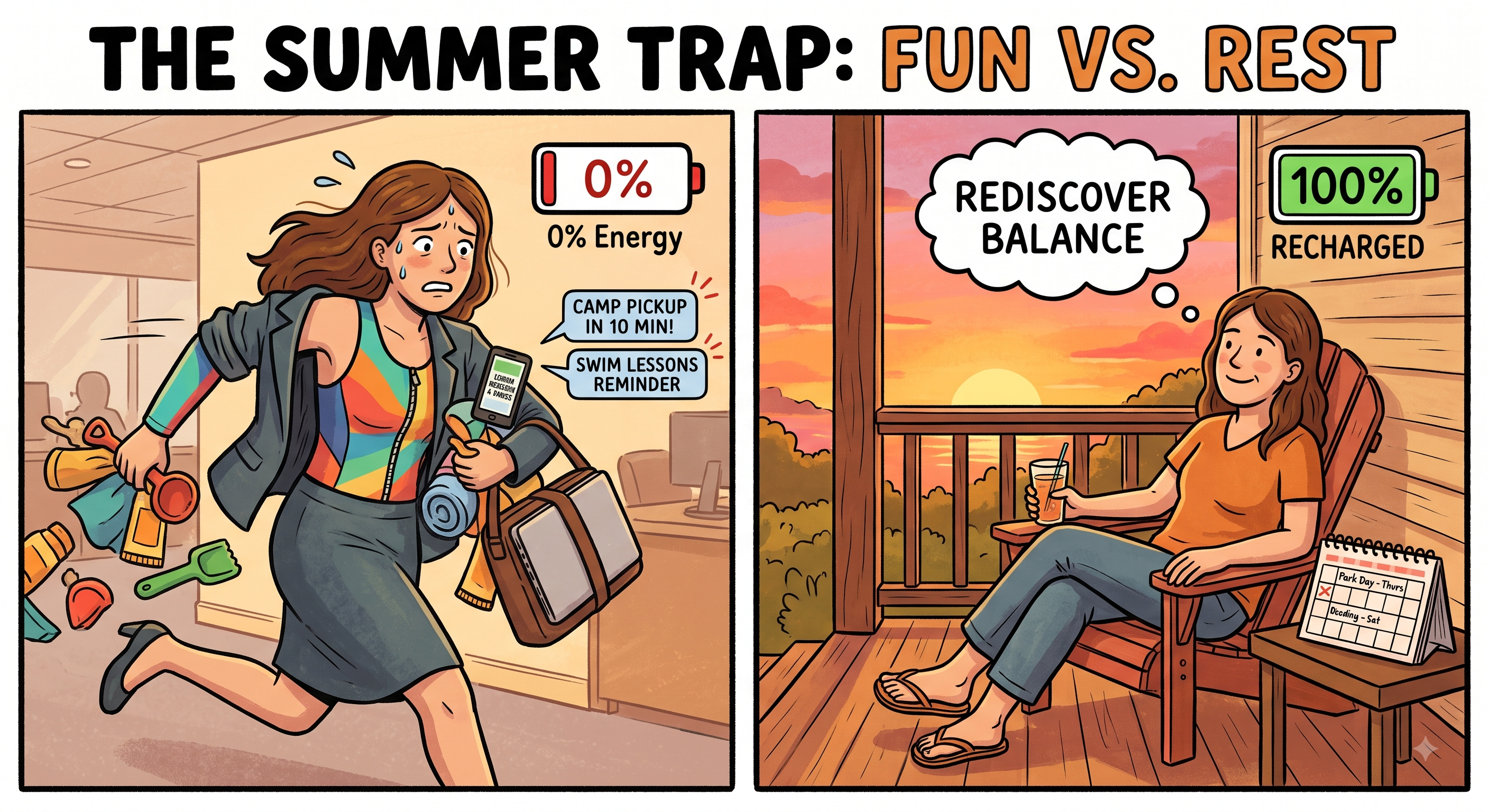 Summer Burnout Is Real: Why "Fun" Can Leave You More Exhausted Than Winter Ever Did